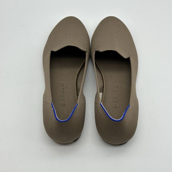 Rothy’s The Loafer Women’s Size 10.5 Portobello Brown Knit Loafer Slip On EUC - Picture 5 of 16